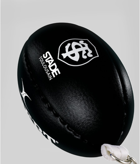 Porte clé ballon mousse Gilbert Stade Toulousain noir 1