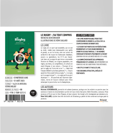 Le livre De Nos Petits Stadistes Stade Toulousain 1