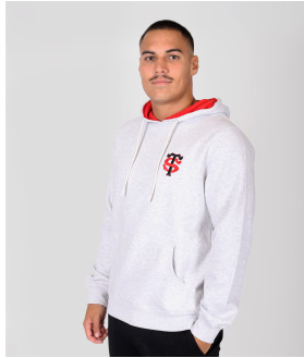 Sweat Hoodie Homme Sybelles Stade Toulousain gris 1