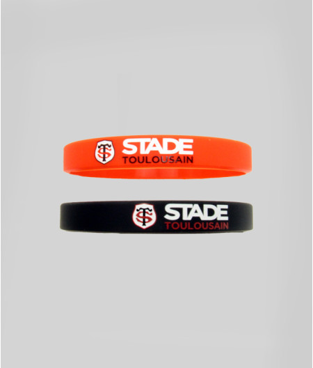 Set de 2 Bracelets Silicone Stade Toulousain 1