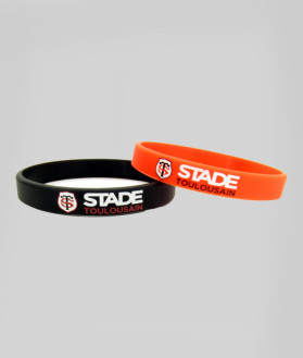 Set de 2 Bracelets Silicone Stade Toulousain 1