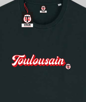 T-shirt Homme Toulousain Coton Bio Stade Toulousain noir 2