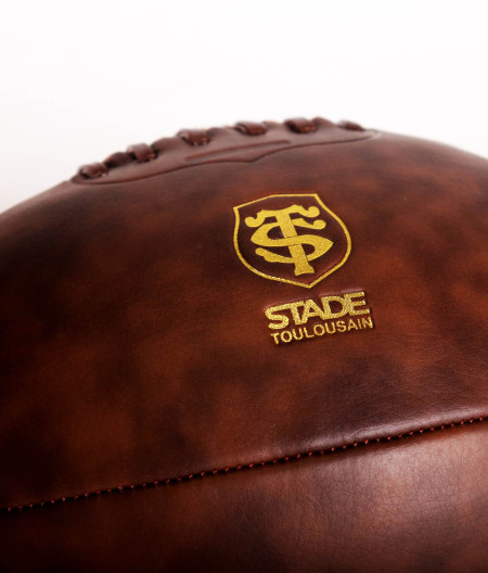 Ballon en Cuir Vintage T5 Stade Toulousain 1