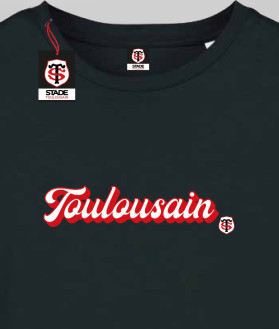 T-shirt Garçon Toulousain Coton Biologique Stade Toulousain noir 2
