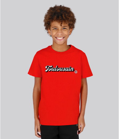 T-shirt Garçon Toulousain Coton Biologique Stade Toulousain rouge 1