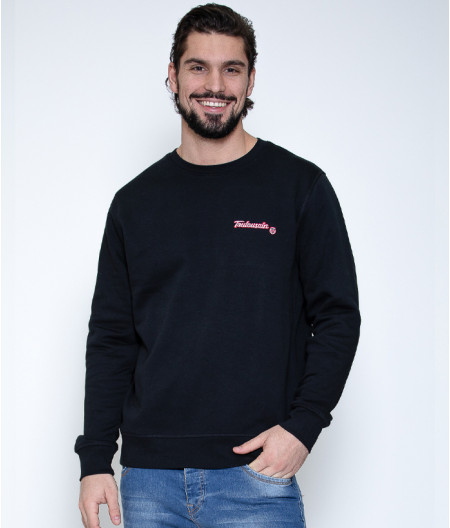 Sweat Col Rond Homme Toulousain Coton Biologique Stade Toulousain noir 5