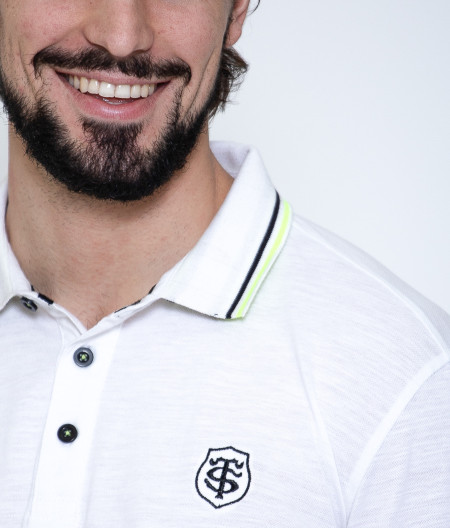 Polo Manches Courtes Homme Pixel Stade Toulousain 1