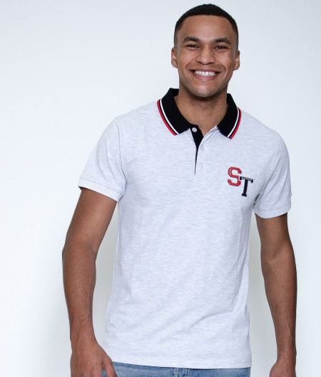 Polo Homme College Stade Toulousain gris 1