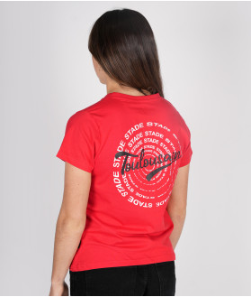T-shirt Femme Circle Stade Toulousain rouge 2