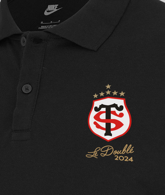 Polo Piqué Homme Collector Doublé 24 Stade Toulousain 2