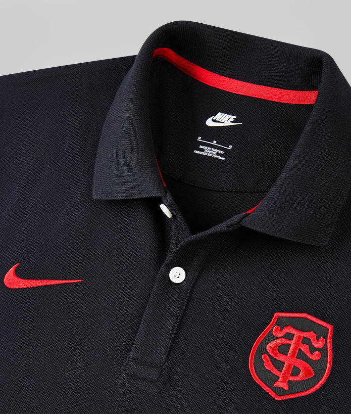 Polo Piqué Evergreen Homme 24/25 Stade Toulousain noir 2