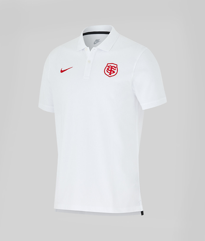 Polo Piqué Evergreen Homme 24/25 Stade Toulousain blanc 1