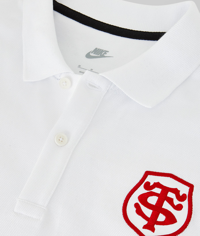 Polo Piqué Evergreen Homme 24/25 Stade Toulousain blanc 2