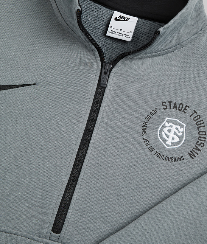 Sweat Homme Demi Zip 24/25 Stade Toulousain 2