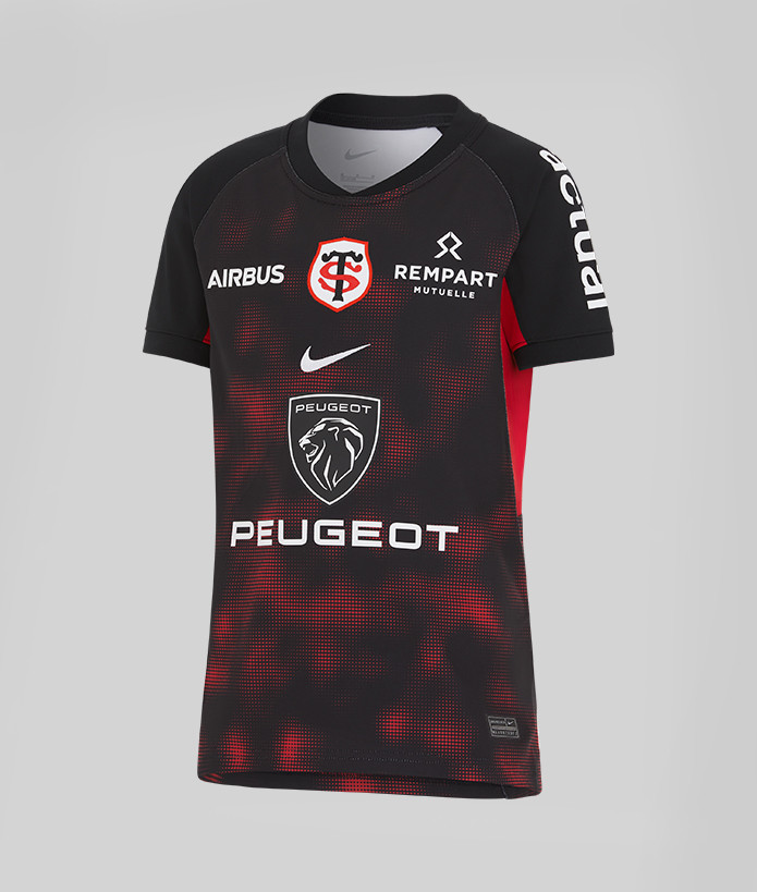 Maillot Enfant Replica 24/25 Stade Toulousain noir et rouge 1