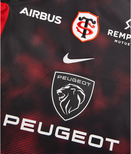Maillot Enfant Replica 24/25 Stade Toulousain noir et rouge 1