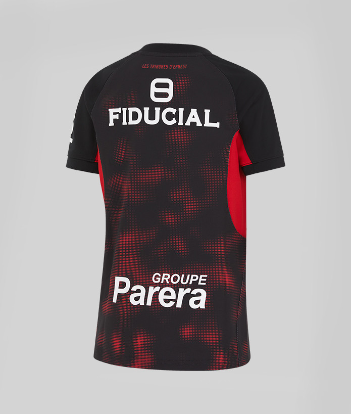 Maillot Enfant Replica 24/25 Stade Toulousain noir et rouge 3