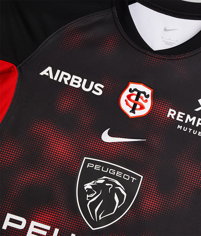 Maillot Homme Replica 24/25 Stade Toulousain noir et rouge 2