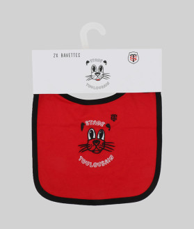 Lot de 2 Bavoirs Bébé Cute Stade Toulousain 3