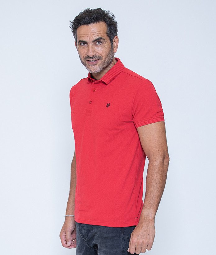 Polo Homme Manches Courtes Primus Stade Toulousain rouge 3