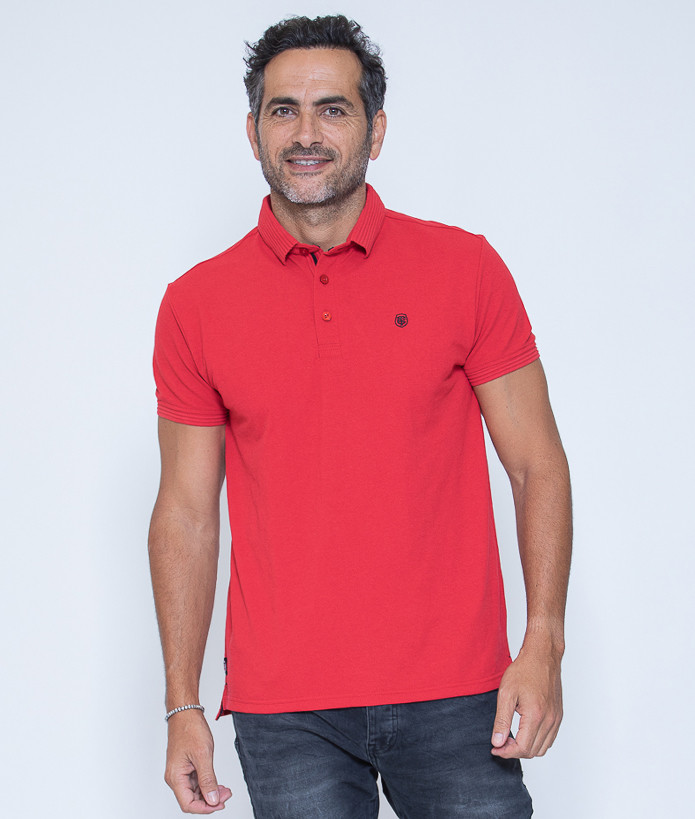 Polo Homme Manches Courtes Primus Stade Toulousain rouge 1