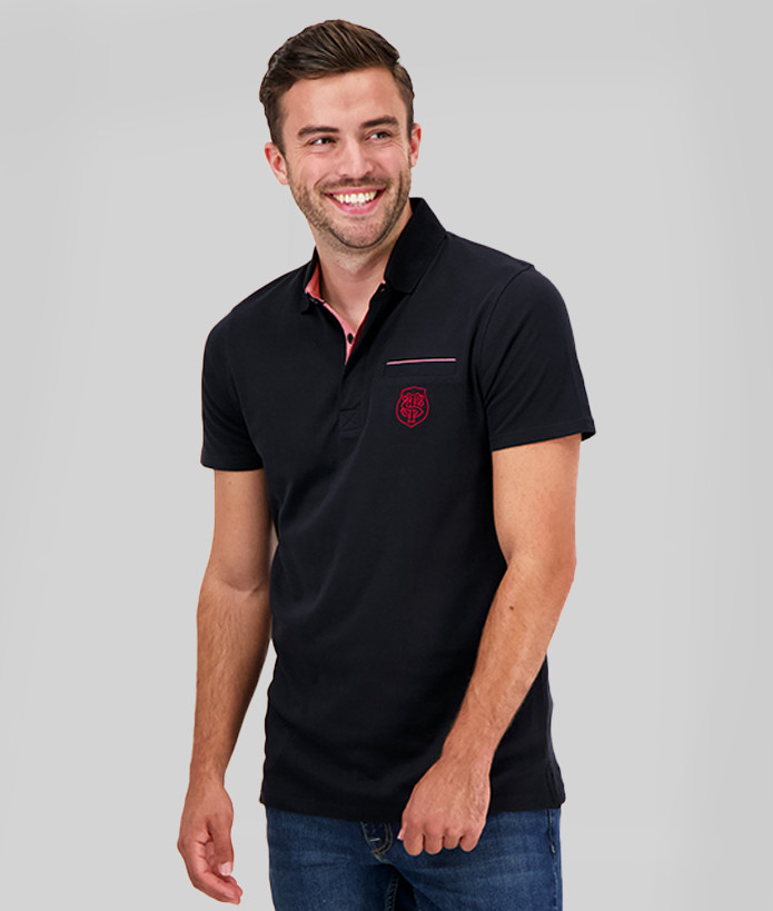 Polo Homme Manches Courtes Piolet Stade Toulousain 1