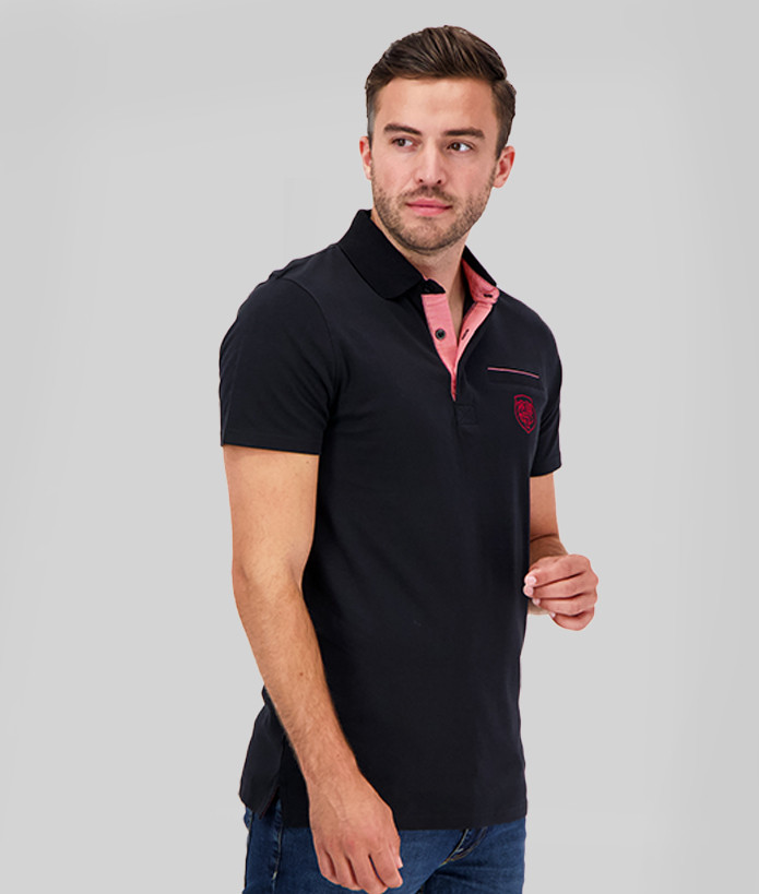 Polo Homme Manches Courtes Piolet Stade Toulousain 4