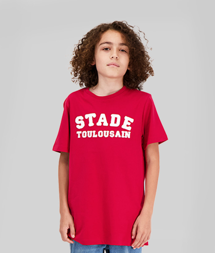 T-shirt Enfant Manches Courtes Blizzard Stade Toulousain rouge 1