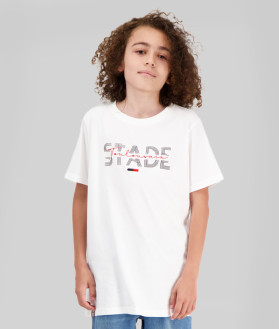 T-shirt Enfant Manches Courtes Sled Stade Toulousain blanc 3