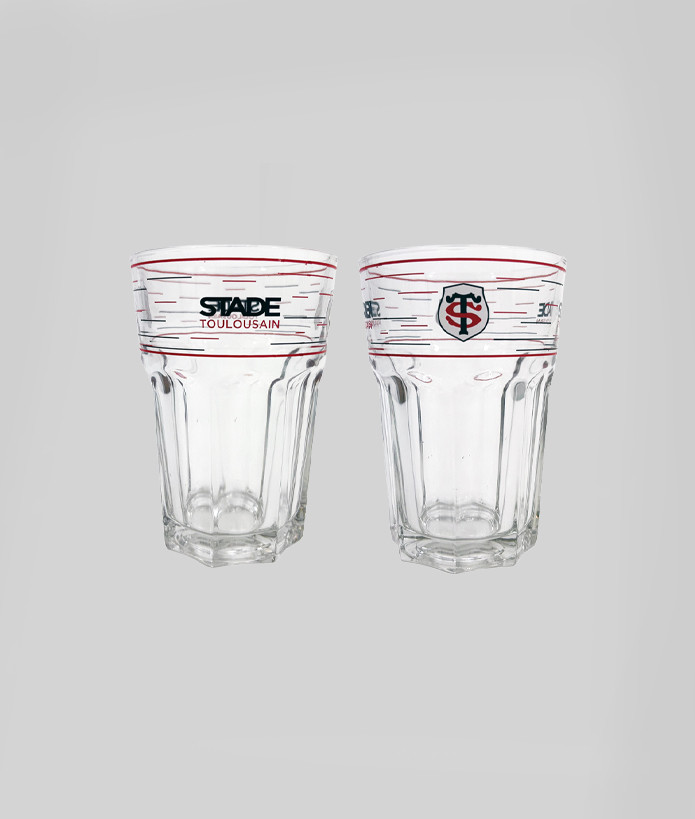 Set de 2 Verres Grand Format Stade Toulousain 1