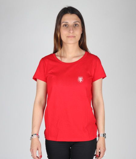 T-shirt Femme Toulousaine Coton Bio Back Basic Stade Toulousain noir 1