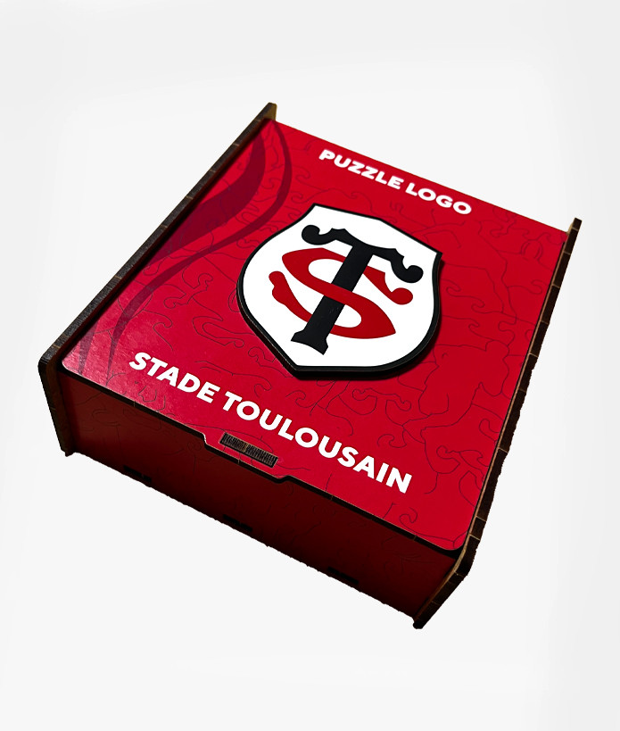 Puzzle Bois A4 Logo Stade Toulousain 1