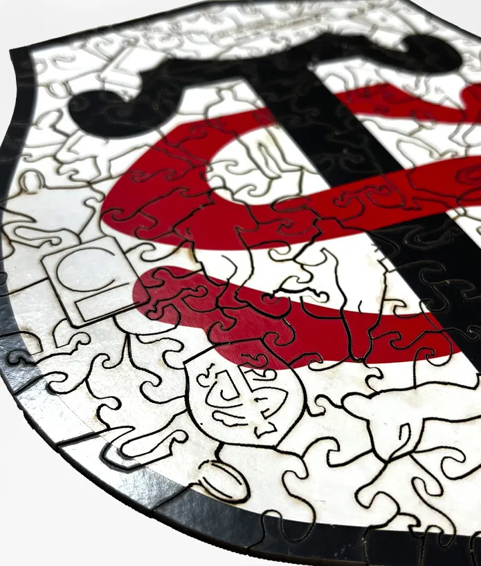 Puzzle Bois A4 Logo ST | Boutique Officielle du Stade Toulousain