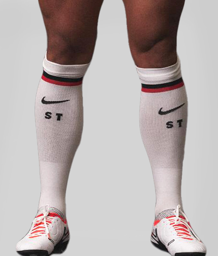 Chaussettes Officielles Nike 24/25 Stade Toulousain blanc 1