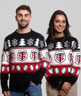 Pull de Noël Unisexe Stade 24 Stade Toulousain 1