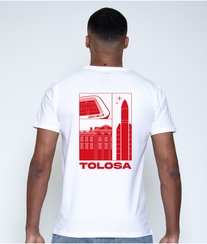 T-shirt Manches Courtes Unisexe Tolosa Stade Toulousain Coton biologique 2