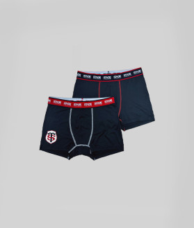 Lot de 2 Boxers Enfant Stade Toulousain noir 1