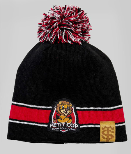 Set Bonnet Echarpe Petit Cop Stade Toulousain rouge 1