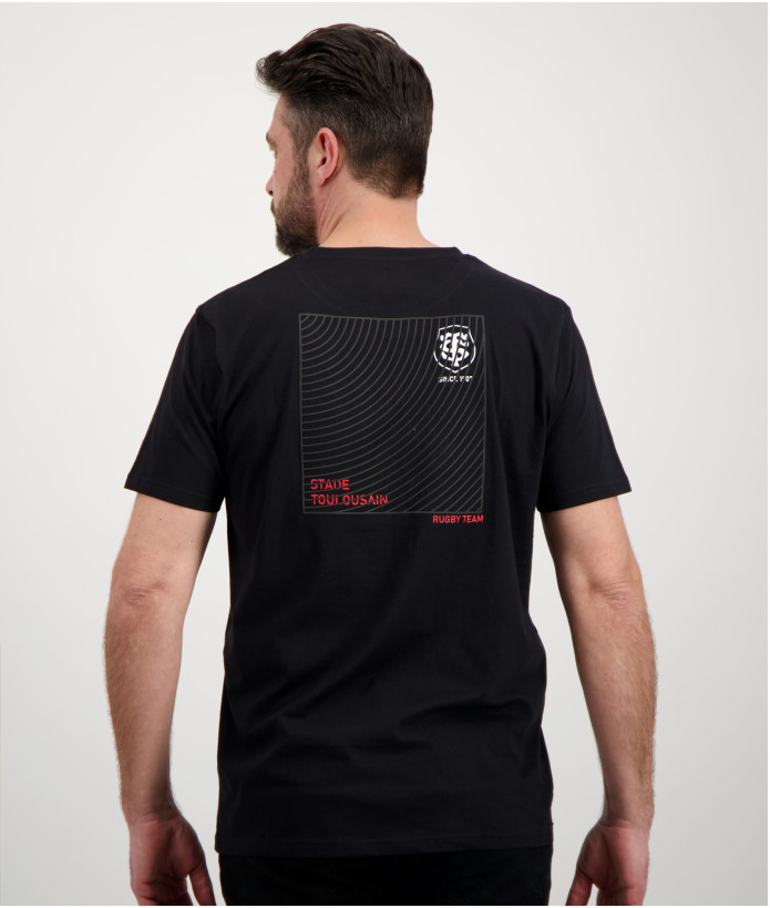 T-shirt Manches Courtes Homme Style Stade Toulousain noir 4