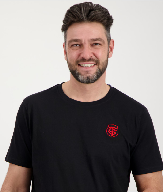 T-shirt Manches Courtes Homme Style Stade Toulousain noir 5