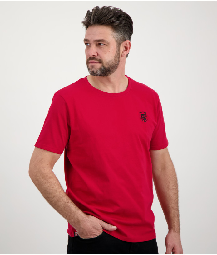 T-shirt Manches Courtes Homme Style Stade Toulousain rouge 1