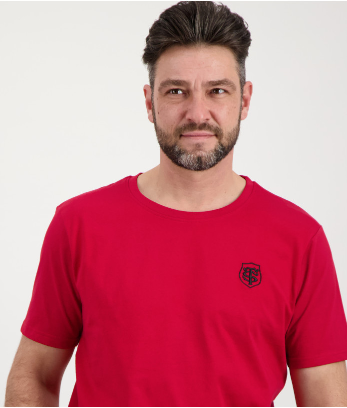 T-shirt Manches Courtes Homme Style Stade Toulousain rouge 5