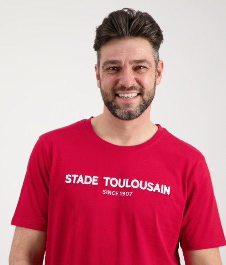 T-shirt Manches Courtes Homme Chic Stade Toulousain kaki 1
