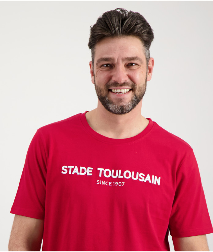 T-shirt Manches Courtes Homme Chic Stade Toulousain rouge 2