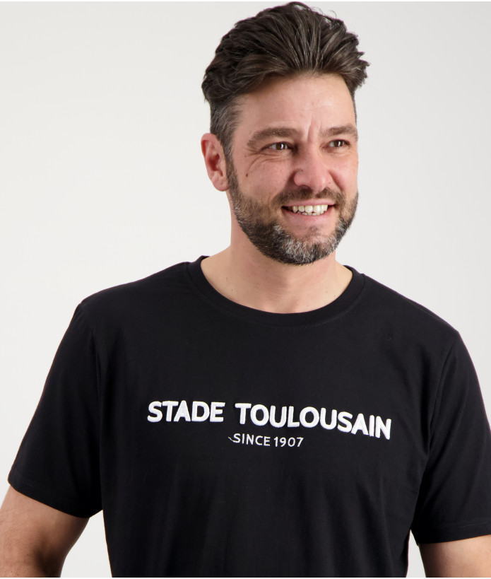 T-shirt Manches Courtes Homme Chic Stade Toulousain noir 2