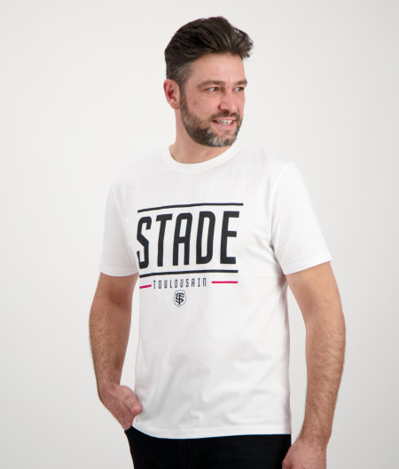 T-shirt Manches Courtes Homme Create Stade Toulousain noir 1