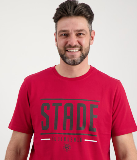 T-shirt Manches Courtes Homme Create Stade Toulousain noir 1
