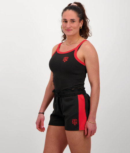 Short Femme Détente Stripe Stade Toulousain 1