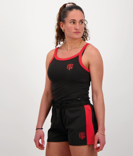 T-shirt Sans Manche Femme Détente Stripe Stade Toulousain 1