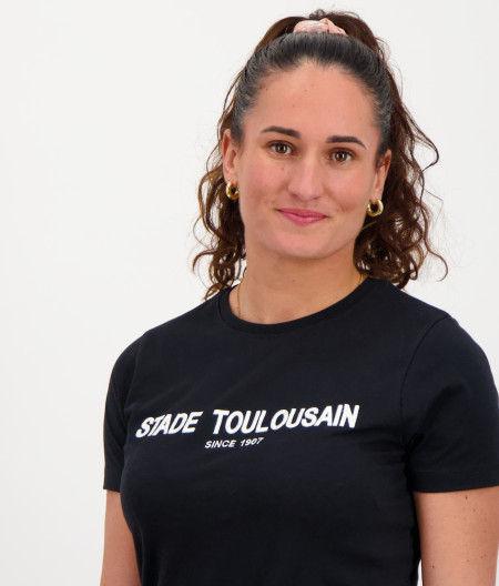 T-shirt Manches Courtes Femme Chic Stade Toulousain noir 1
